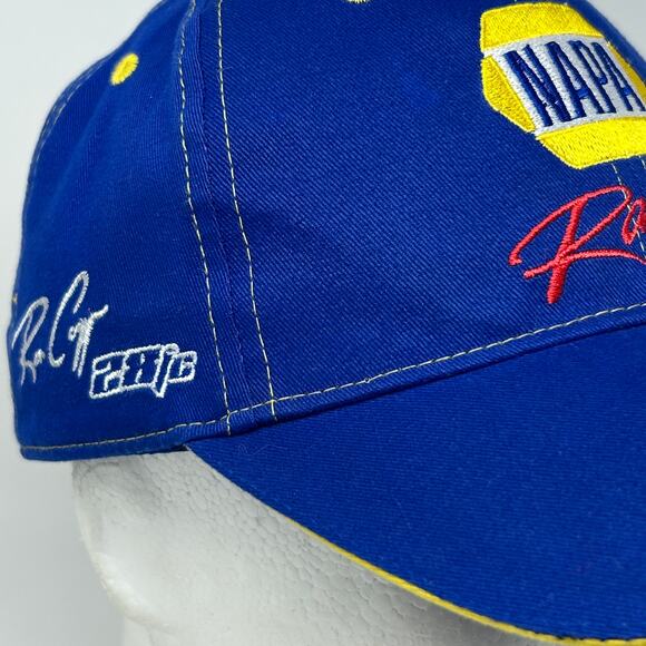 NAPA Auto Racing Hat Baseball Cap NASCAR NHRA Motorsports Capps Strapback Blue - Picture 6 of 10